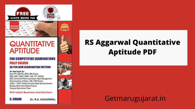 RS Aggarwal Quantitative Aptitude PDF, rs aggarwal quantitative aptitude book pdf