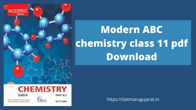 Modern ABC of chemistry class 11 pdf free download