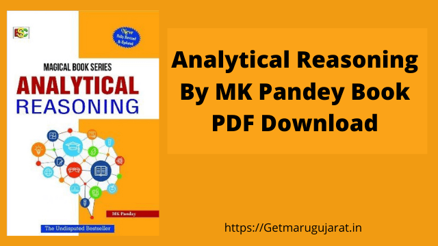 Analytical Reasoning by MK Pandey PDF